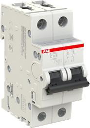 Produktbild ABB S202-C0,5 Sicherungsautomat 0,5A pro M compact 2-polig