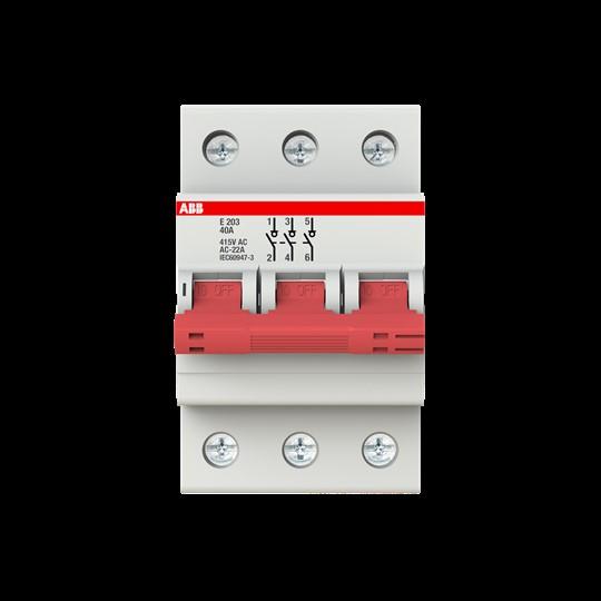 Thumbnail - ABB, Schutzschalter, E203/40R Schalter 40A