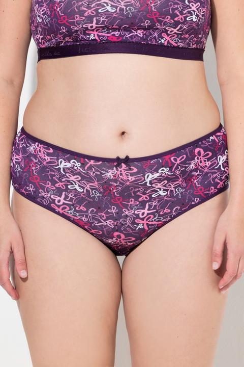 Produktbild Ulla Popken Midislips, 5er-Pack, Schleifen/einfarbig (42, 44)