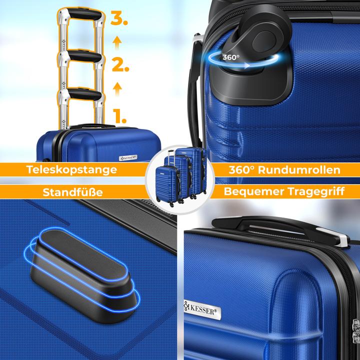 Produktbild Kesser Hartschalenkoffer-Set (55 l)