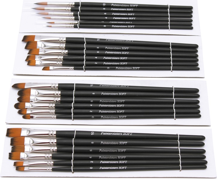 Paintersisters Meister Nylon Soft Zunge 6tlg (13 mm)