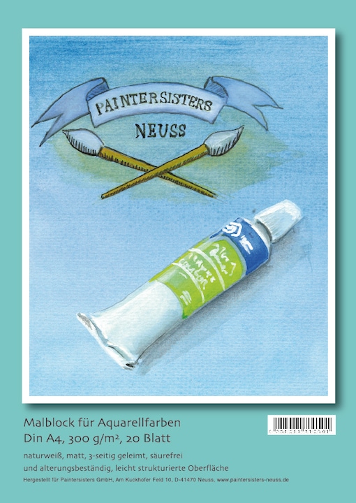 Produktbild Paintersisters Aquarell Spezial Malblock A3 (A3)