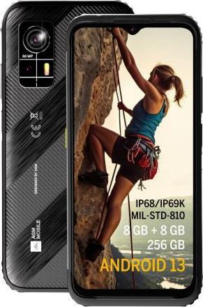 Actual product image Bea-Fon AGM MOBILE H6 16+256GB Outdoor Smartphone 4G (256 GB, Black, 6.56", Dual SIM, 4G)
