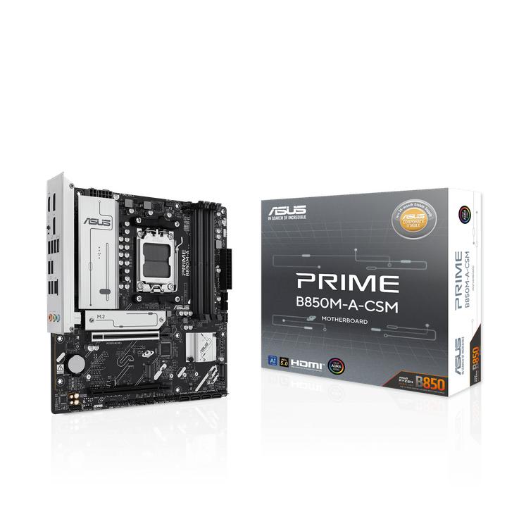 Productafbeelding ASUS PRIME B850M-A-CSM (AM5, AMD B850, mATX)