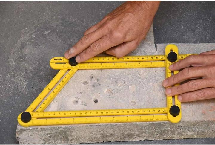 Produktbild Vorel Multifunktionales Messlineal Winkelmesser 250 mm