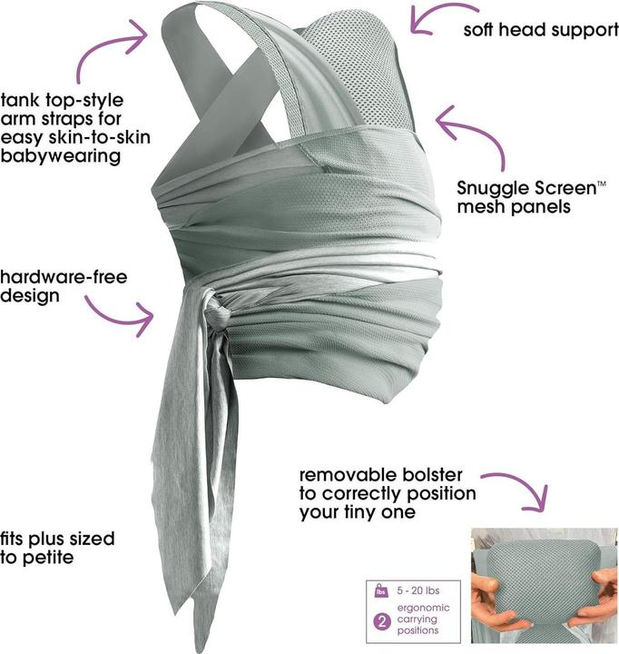 Actual product image Boppy Comfyhug baby carrier