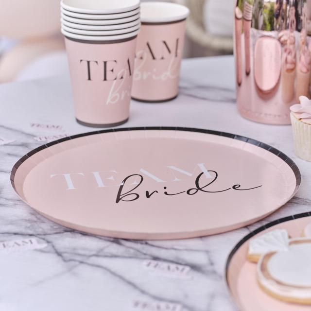 Produktbild Ginger Ray Assiettes "Team Bride" (1x)