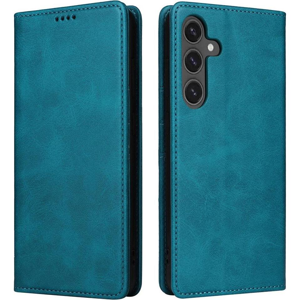 Cover-Discount Galaxy S25 FE - Vintage Flip Case (Samsung Galaxy S25 FE), Cover smartphone, Turchese
