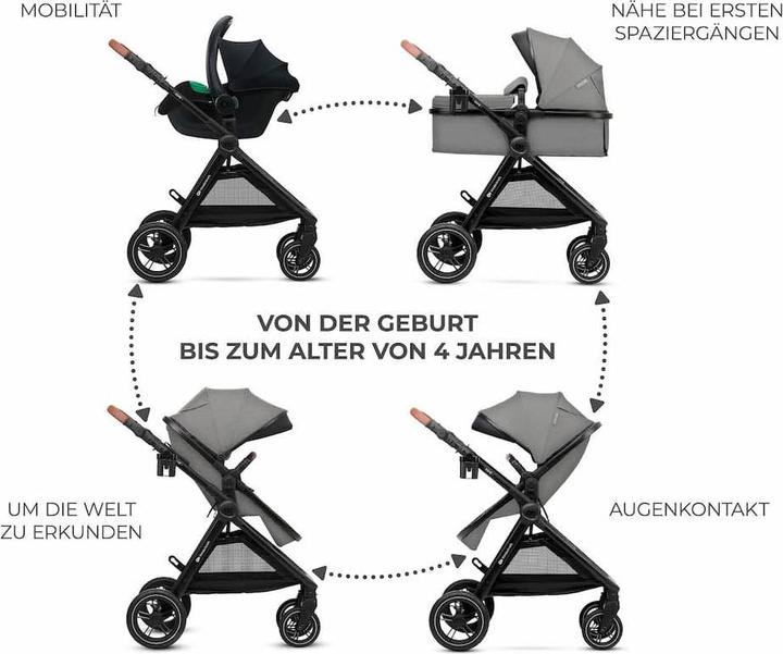 Image du produit KinderKraft Kinderwagen 3in1 Esme Pro / Kombikinderwagen