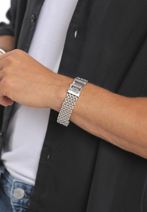 Image du produit Kuzzoi Bracelet Hommes Robuste Fermeture boîte Argent Sterling 925 (23 cm, Argent sterling 925)