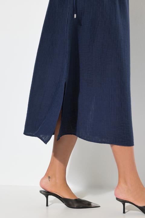 Immagine prodotto Ulla Popken Abito maxi dal taglio smanicato con coulisse e scollo a V (50, 52)