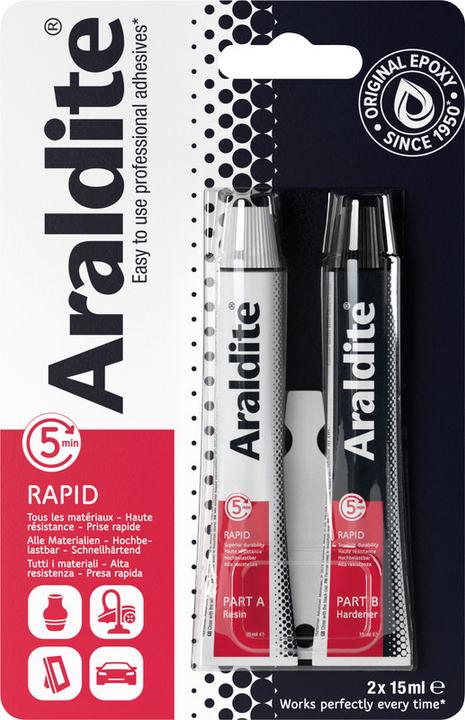 Immagine prodotto Araldite Rapid (40 g, 30 ml)