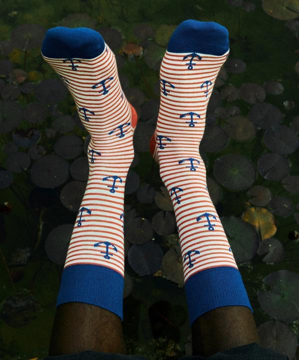 Actual product image DillySocks Anchored In Love (Single pack, One size)