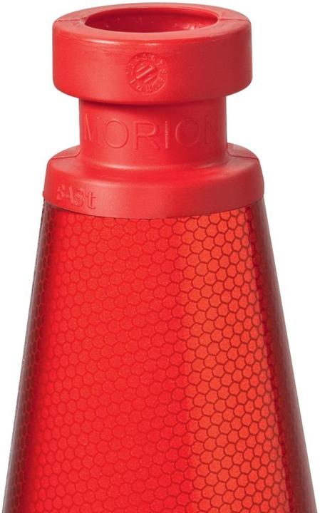 Productafbeelding HP Autozubehör Verkeerskegel TL hoogte 500 mm BAST getest, 2 stroken 33 x 33 cm