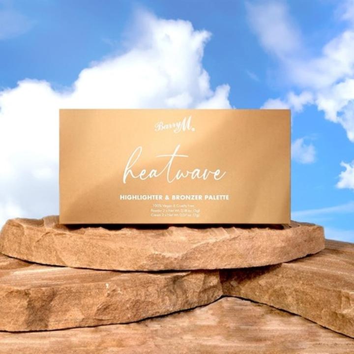 Actual product image Barry M Heatwave Highlighter & Bronzer Palette (Bronzer, 14 g)