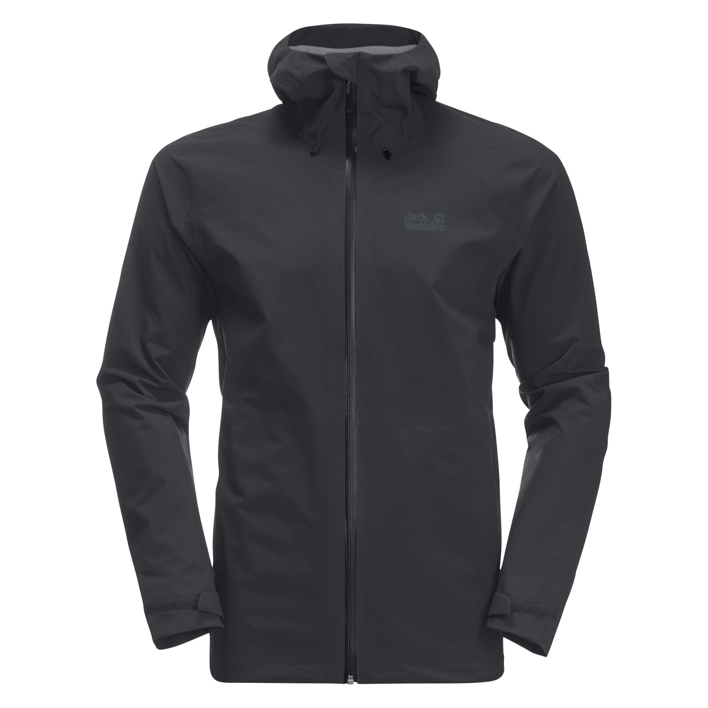 Jack Wolfskin, Mannen, Regenjassen, Hoogste Piek Jack M, Grijs, (Xl)