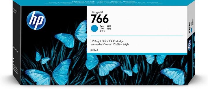 Produktbild HP 766 300-ml Cyan Ink Crtg (C)