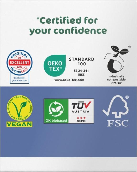 Image du produit Naty Bio-Damenbinden für die Nacht 10 Stück (1 x)