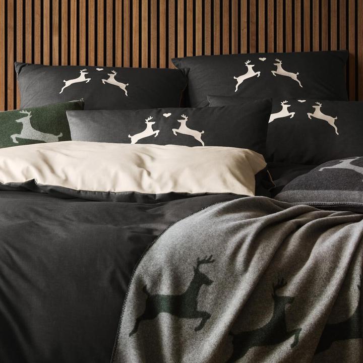 Actual product image Elegante Alpenchic Hirsche (Bedding set, 80 x 80 cm, 200 x 220 cm)
