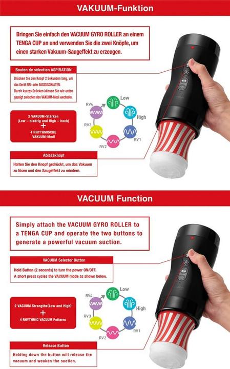 Produktbild Tenga Vacuum Gyro Roller
