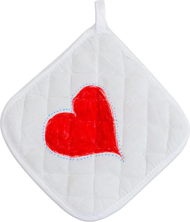 Produktbild Creativ Company Topflappen weiss (Baumwolle, Polyester)