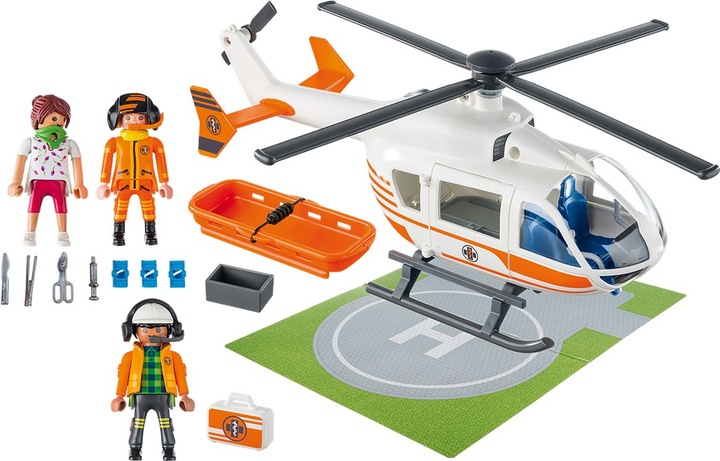 Actual product image Playmobil Rescue helicopter (70048, Playmobil City Life)