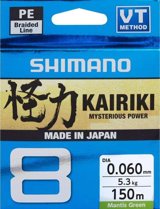 Produktbild Shimano Kairiki 8 Mantis Green (7.71 kg, 0.20 mm)