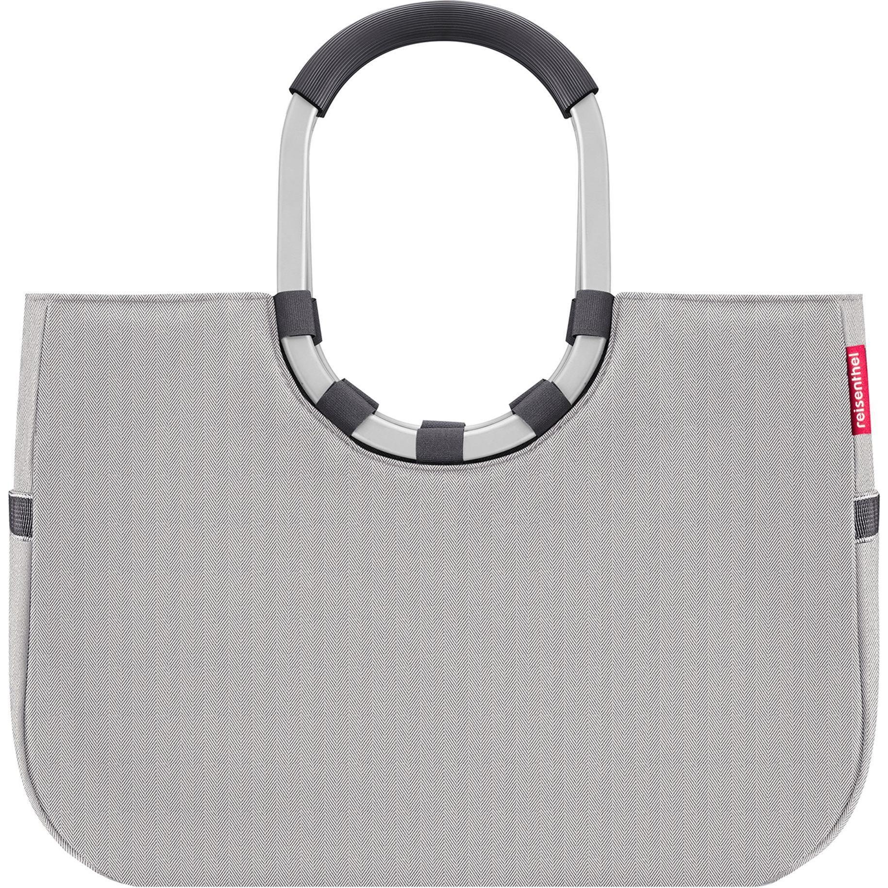 Thumbnail - reisenthel, Einkaufshilfe, loopshopper L herringbone grey, Grau
