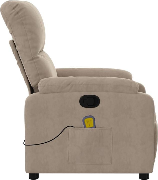 Produktbild VidaXL Massagesessel Taupe Mikrofasergewebe,Farbe: Taupe,Material