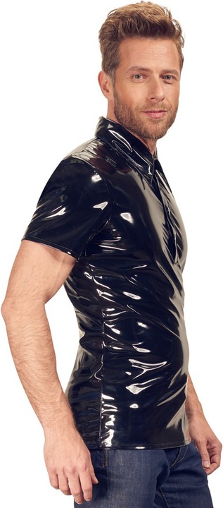 Actual product image Black Level Vinyl Men's Polo Shirt S (S)