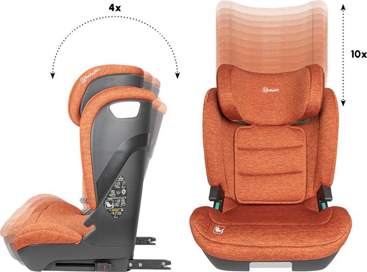 Actual product image BabyGo Motion Isize Isofix copper (Child seat, ECE R129/i-Size Standard)