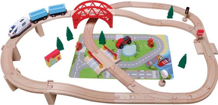 Immagine prodotto Spielmaus Set ferroviario grande 50 pezzi