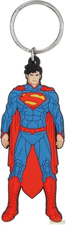 Actual product image Monogram Int. DC Comics Soft Touch Superman keyring pendant