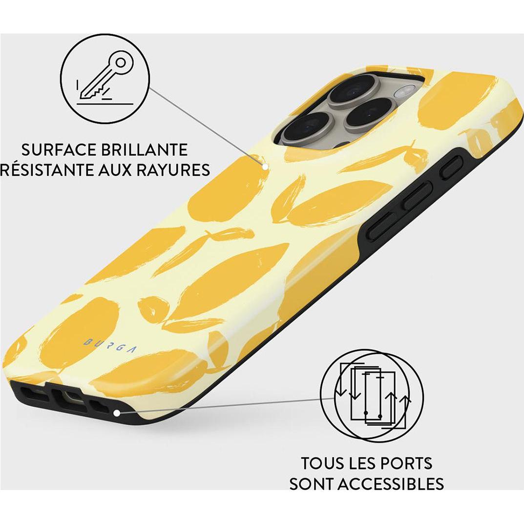 Thumbnail - Burga Lemon Tart (Apple iPhone 16 Pro), Smartphone Hülle, Beige