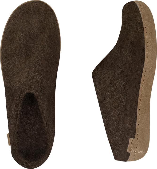 Image du produit Glerups Pantoufles à semelle de cuir (36)