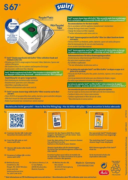 Produktbild Swirl S 67 EcoPor (10 x)