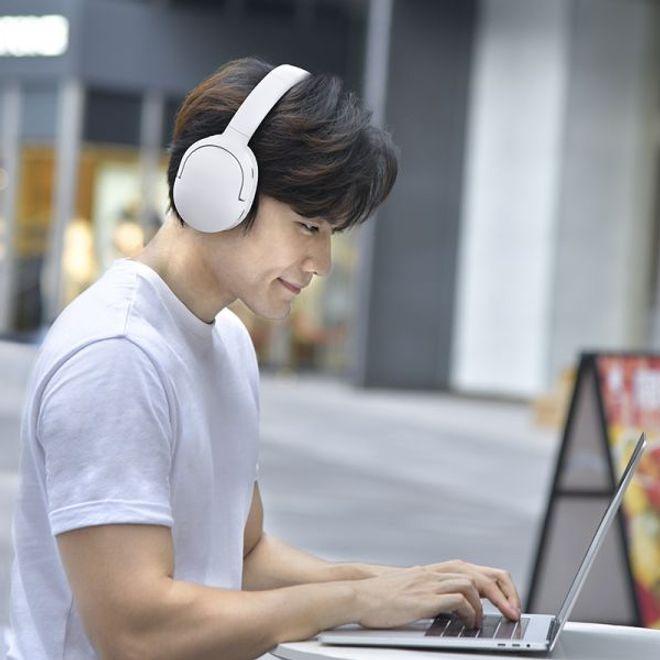 Image du produit Baseus Casque sans fil Encok D02 Pro blanc (40 h, Sans fil)