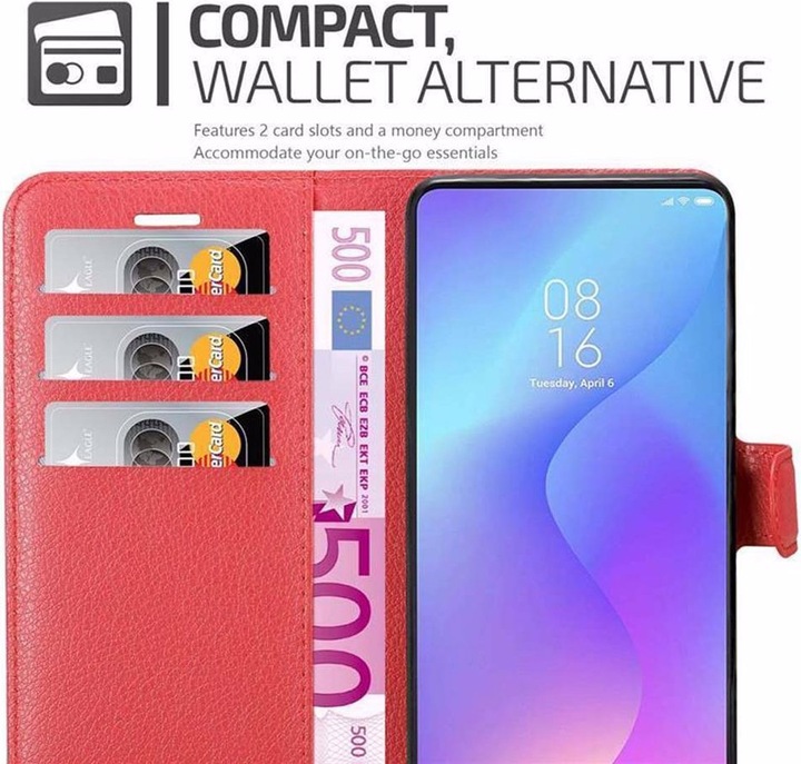 Produktbild Cadorabo Book mit Standfunktion Cover (Xiaomi Mi 9T Pro, Xiaomi Redmi K20 Pro, Xiaomi Redmi K20)