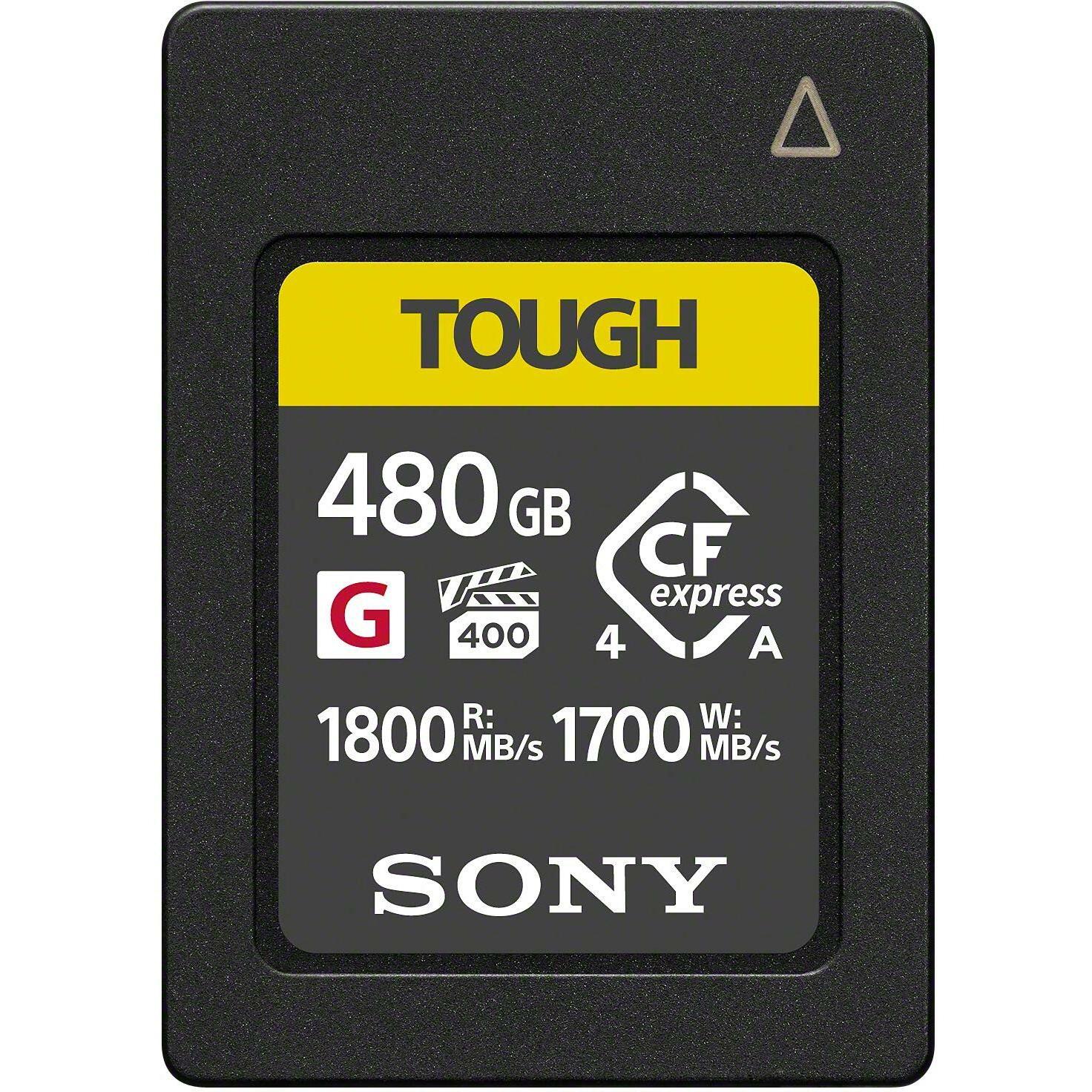 Sony Tough CEA-G (480 GB, CFexpress), Speicherkarte, Schwarz, Gelb
