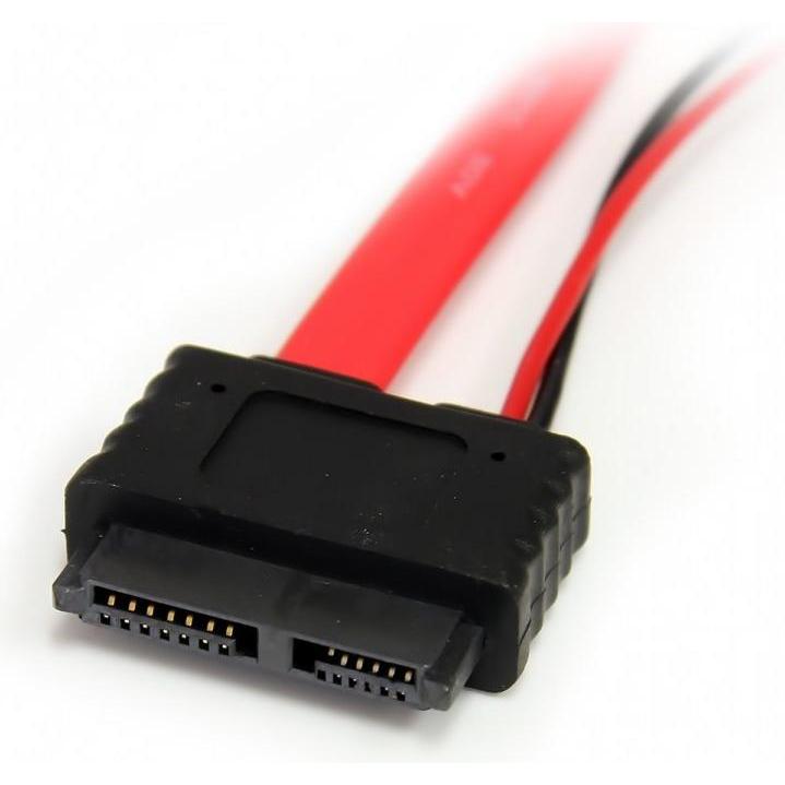 Thumbnail - StarTech 12IN SLIMLINE SATA W LP4, Interne Kabel (PC)