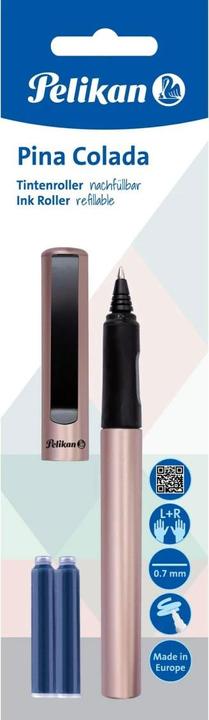 Image du produit Pelikan Tintenroller (Bleu roi, Or rose, Rose, Roses, 1x)