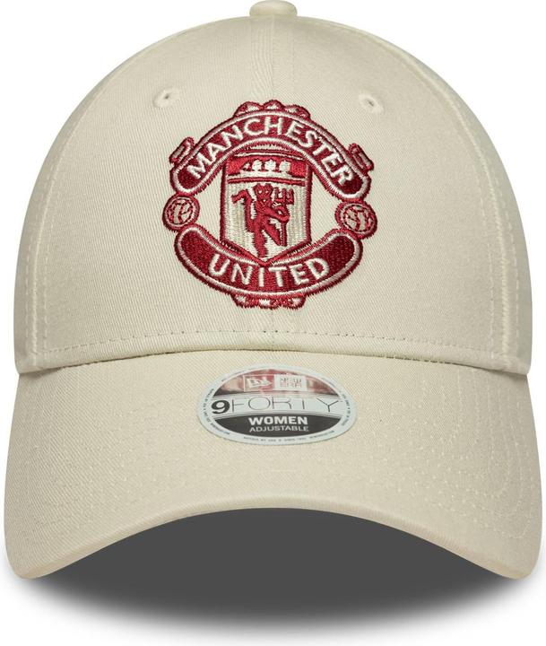 Actual product image New Era 9Twenty Damen Cap - Manchester United Ivory