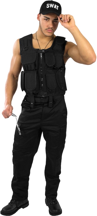 Normani SWAT/Police/Security Karneval Kost??m - 2274 (XL)