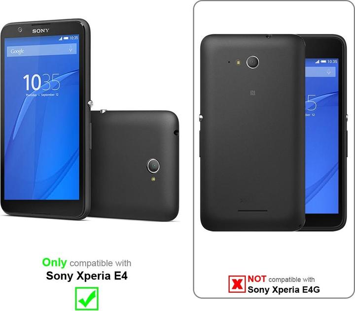 Actual product image Cadorabo Chain case for Sony Xperia E4 necklace cover adjustable