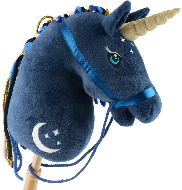 Image du produit Bieco Steckentier Einhorn Luna Blau/Gold/Dunkelblau