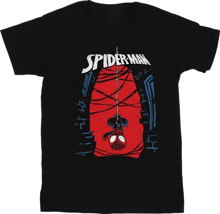 Produktbild SpiderMan Hanging Sketch TShirt Mädchen (152, 158)