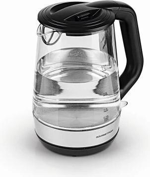 Produktbild Gourmetmaxx Wasserkocher 1.7 l, Schwarz/Transparent (1.70 l)