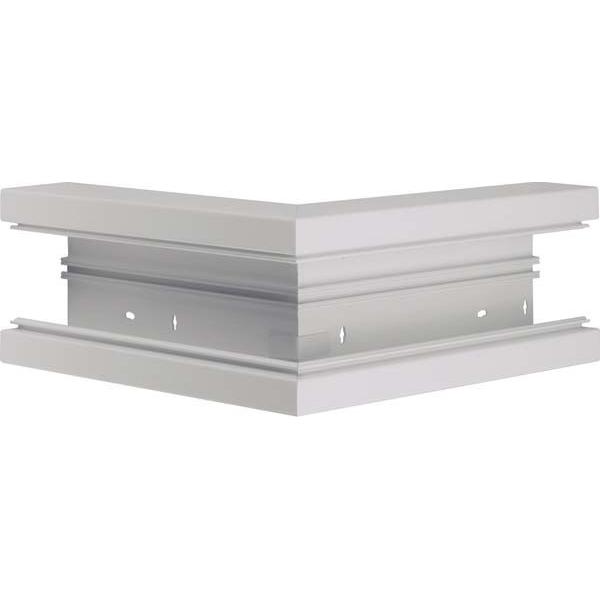 Hager, Kabelschutz + Kabelführung, TEH BR6513037035 AuÃeneck aus Grundprofil Kunststoff zu BR 65x130mm OT 80mm lich (68 ...