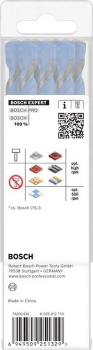 Produktbild Bosch Professional Zubehör EXPERT HEX-9 Multi Construction Bohrer-Set, 10x90x150 mm, 8-tlg. (10 Millimeter)