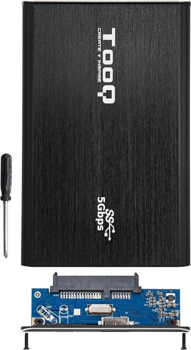 Immagine prodotto Tooq Technology CAJA EXTERNA TQE-2529B 2,5" 7 MM SATA USB 3.0 UASP NEGRA (2.5")